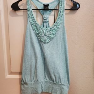 Teal racerback top